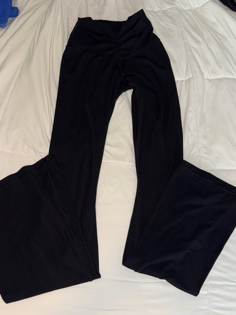 Aerie black flared leggings